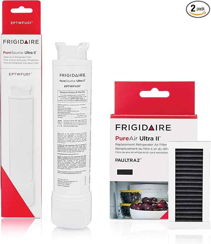 Frigidaire PureSource Ultra (EPTWFU01) & PureAir Ultra II (PAULTRA2) Water & Air Filter Combo Kit, 2 Pieces