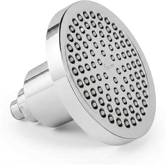 Fiona James Filtered ShowerHead | Filtered Showerhead - Removes 99% Chlorine & Heavy Metals, Improves Hair & Skin, Easy Install, Includes 20-Stage Filter (Chrome)