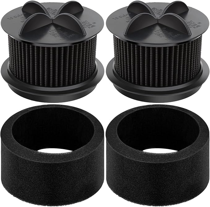 Artraise Replacement Filter for Bissell Style 10, for Bissell Powerforce Filter Style 9 & 12 Vacuum Cleaner, part # 2031085ES, 203108532065,2031183,32064 & 32065, 2 Pack Outer Foam & Inner Filters - AquaVibe