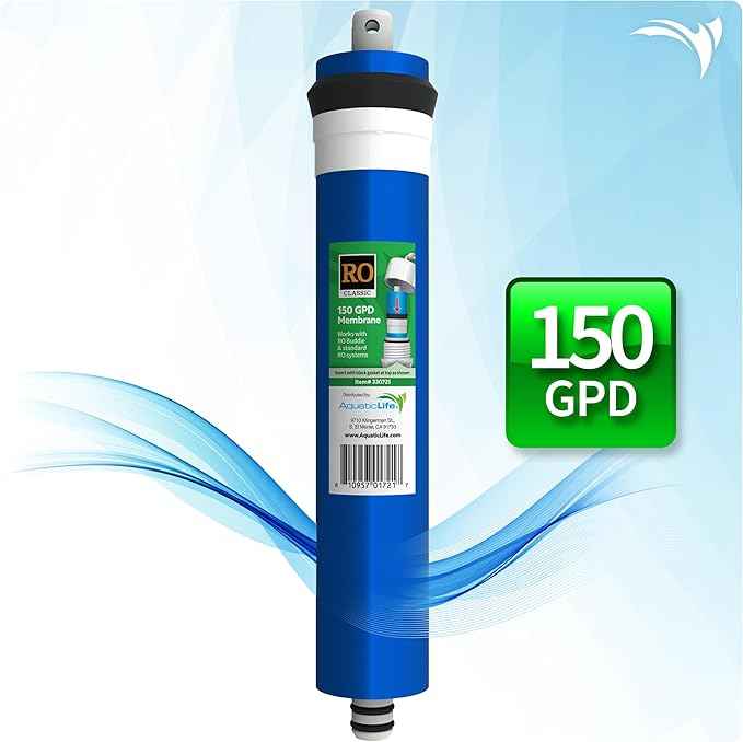 Aquatic Life 150 GPD Reverse Osmosis RO Membrane Filter Replacement for RODI Water Filter System Unit