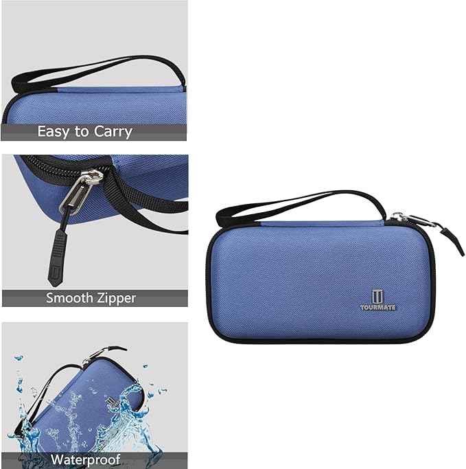 Water Filter for Sawyer Products Mini Water Filtration System, Protective Carrying for Drinking Straw, Squeeze Pouch and Other Accessories (Blue)