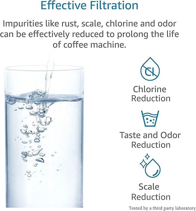 AQUA CREST Coffee-Machine Water Filter, Replacement for Krups F088 Filter, XP5220, XP5240, EA82 and EA9000-Including Various Models of AEG®, Bosch®, Siemens®, Gaggenau®, TÜV SÜD Certified (Pack of 2) - AquaVibe
