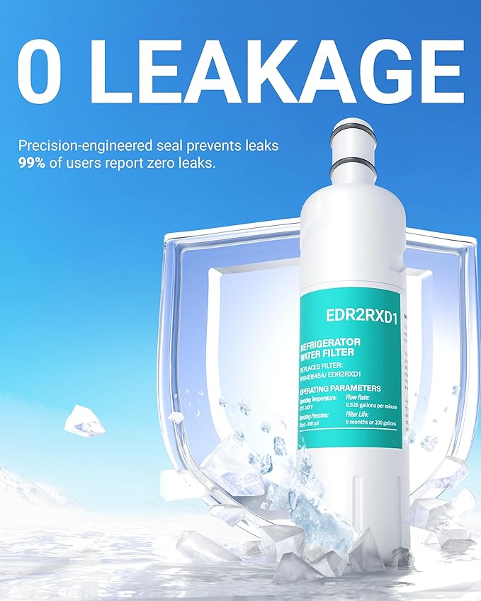 W10413645A Water Replacement, Compatible with KAD2RXD1, EDR2RXD1, WHR2RXD1, P9KB2L, P9RFKB2L, 9903, 9082, 469082, 1 Pack