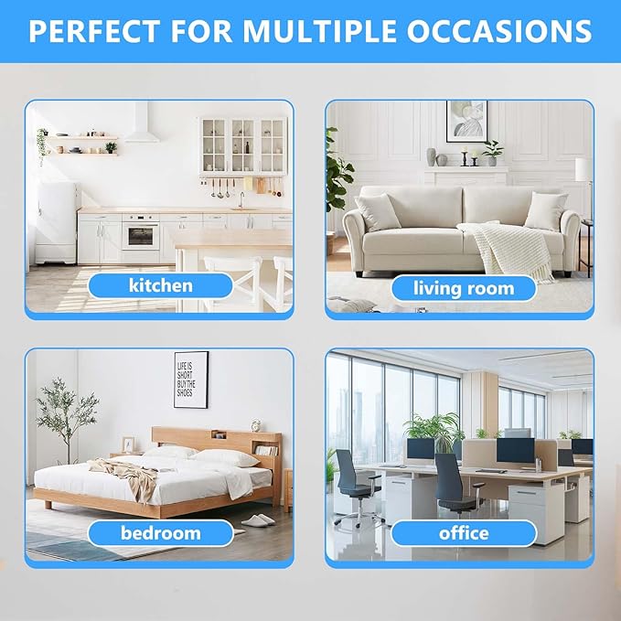 8 Pack Wf813 Eqwf813 Humidifier Filters Compatible with Equate Eqwf813 Eq-2119-Ul Relion RCM-832 RCM-832N ProCare PCCM-832N Cool Mist Humidifier Replacement Filter, White