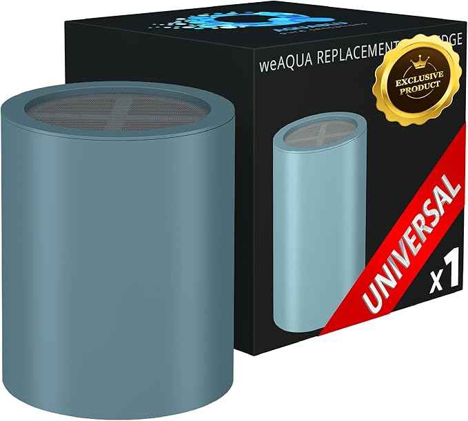 weAQUA Heavy Duty NO BS Shower Filter Replacement Cartridge 1 Pack – Dermatologist Recommended for Softer-Feeling Skin & Hair – Universal Fit, 99% Removal of Chlorine, Fluoride & Heavy Metals