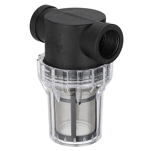 PATIKIL 3/4 Inch Female in-Line Strainer with 80 Mesh Stainless Steel Filter Screen Water Pump Filter for Garden Irrigation Pressure Washer Inlet