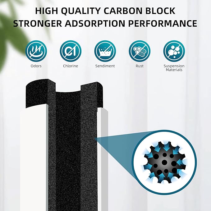 DA97-17376B Replacement For Samsung Water Filter HAF-QIN/EXP, Fit rs27t5200sr rs22t5201sr rf27t5201sr rf28r7201sr rf30bb6600qlaa rf32cg5400sr, Bespoke Water Filter 4-Pack