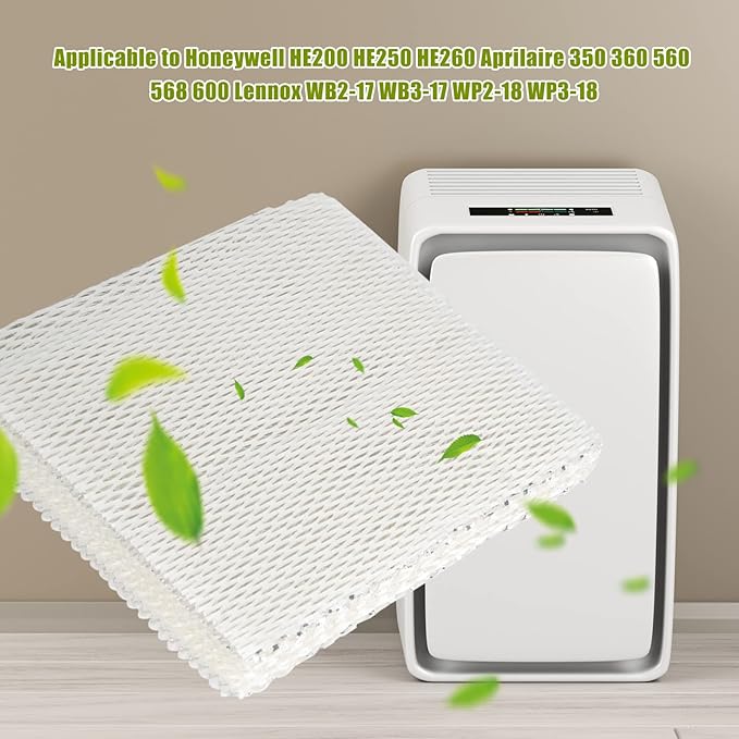HIFROM 3Pack Replacement Humidifier Wick Filters Compatible with Aprilaire 35 350 360 560 568 600 Honeywell HE200 HE250 HE260 Lennox WB2-17 WB3-17 WP2-18 Humidifier HC26P P110-3545