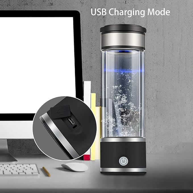 Hydrogen Water Generator SPE/PEM Membrane Technology Hydrogen Water Ionizer| High Grade Titanium Plates Portable Molecular Hydrogen Cup