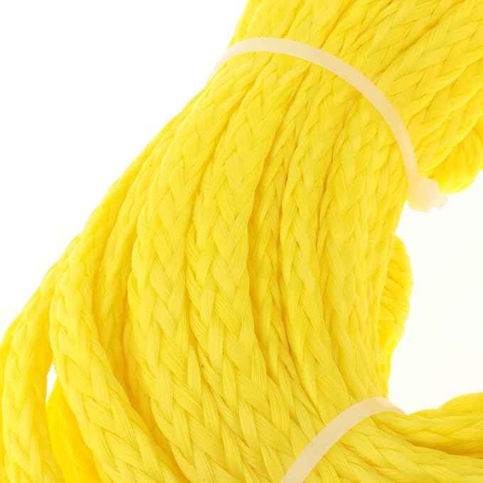 Water Ski Rope Wakeboarding Tow Line with Handle Grip Heavy Duty Water Ski Tow Rope Wakeboard for Surfing Accs, Yellow Rope