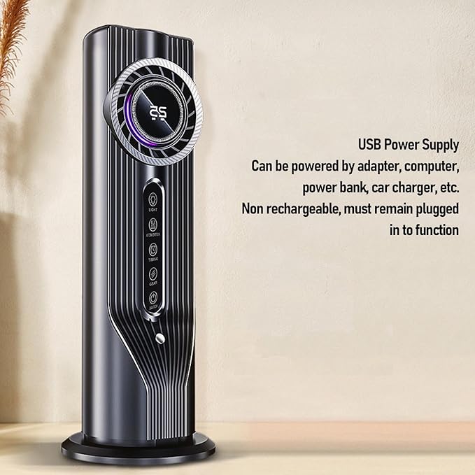Portable Air Conditioner, 6 Speeds Personal Cooling Fan, Air Conditioner Humidifier with 6H Timer, 3 in 1 Air Cooler Humidifier for Room Office Camping