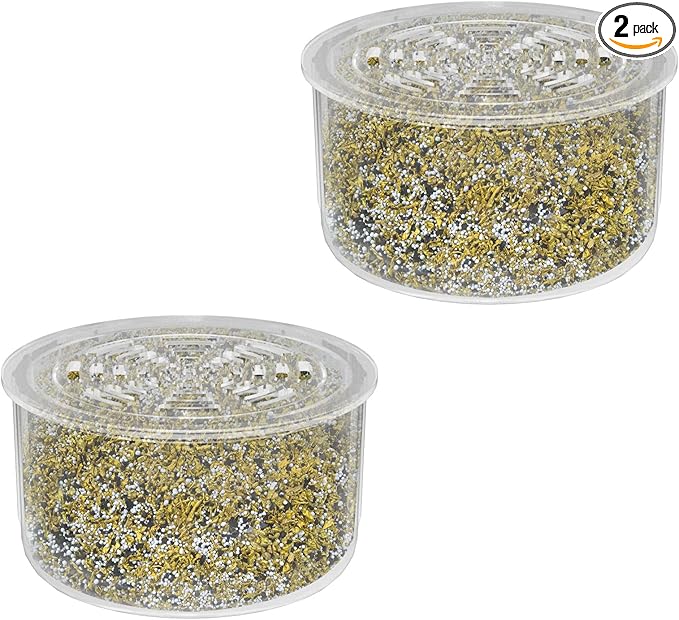 2 Pack Shower Head Filter Replacement Cartridge Compatible with All Canopy Handheld & Fixed Filtered Shower Head, Water Softener Filter for Hard Water, Reduce Chlorine and Harmful Substances