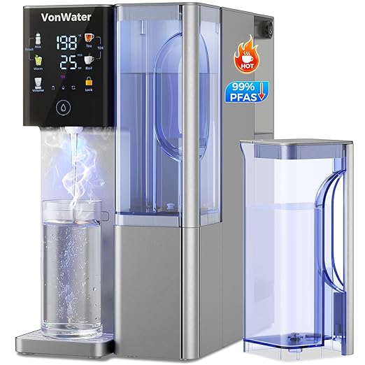 CT910WP Pure Water Pitcher 1.2L/40.6oz, for CT910G CT910GH C5 Countertop RO System (Gray)