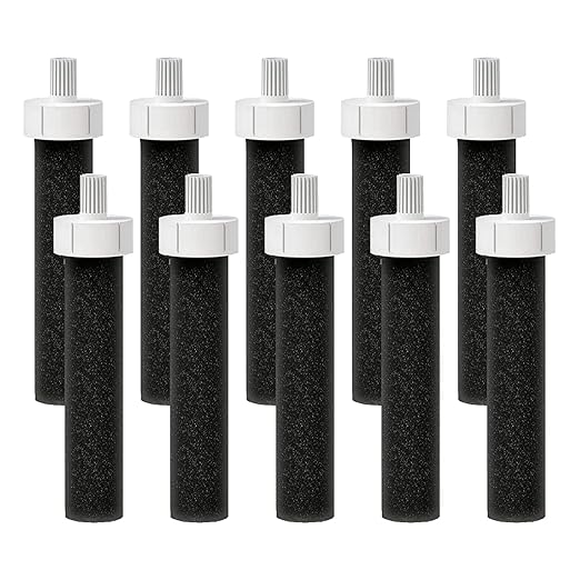 Waterdrop Water Bottle Filter, Replacement for Brita® BB06, Brita® Hard Sided and Stainless Steel Bottle Filter, 10 Count