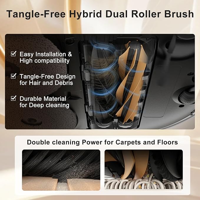 Yivy 29Pcs Accessories for Dreame X50 Master/X50 Ultra Complete/L50 Pro Ultra /L50 Ultra/Dreame L40s Pro Ultra/Mova V50 Ultra Complete Vacuum Cleaner, 4 Activated Carbon HEPA Filters - AquaVibe