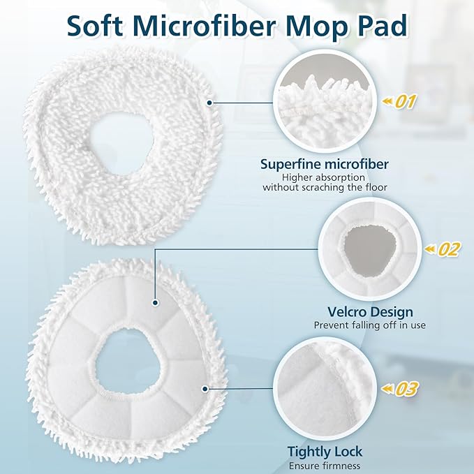 Replacement Parts Accessories Compatible with Narwal Freo Robot Vacuum 1 Roller Brush,4 HEPA Filters, 4 Mop Pads, 6 Side Brushes, 15 Pack - AquaVibe