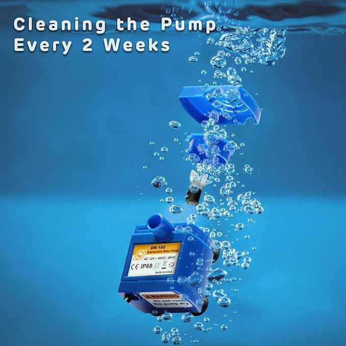 iPettie Pet Water Fountain Pump for iPettie and Hommii Water Fountain | Certificated Super Quiet Waterproof Pump | Pack of 1