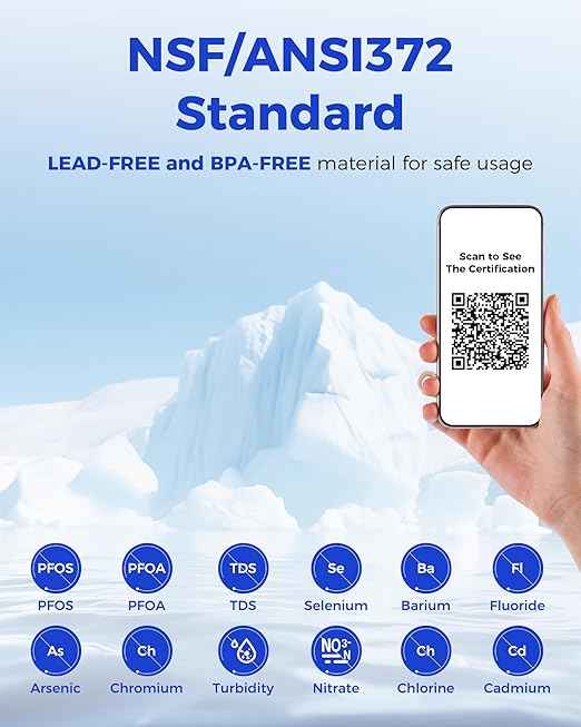600GPD Under Sink RO Water Filtration, 7 Stage Tankless Reverse Osmosis Water Filter System, NSF/ANSI 372 Certified, 2:1 Pure to Waste, TDS, PFAS Reduction