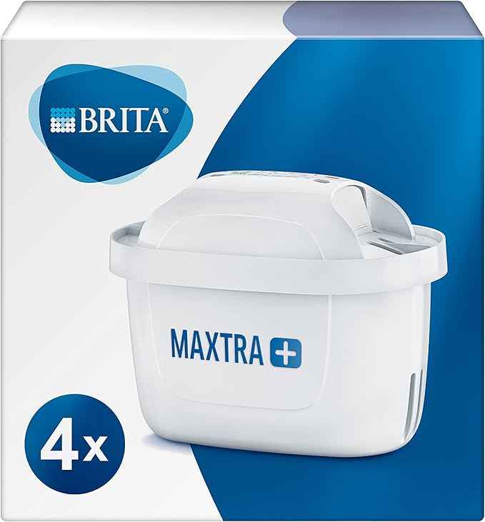 BRITA MAXTRA+ Water Filter Cartridges - Pack of 4 (EU Version),4 Count (Pack of 1), White