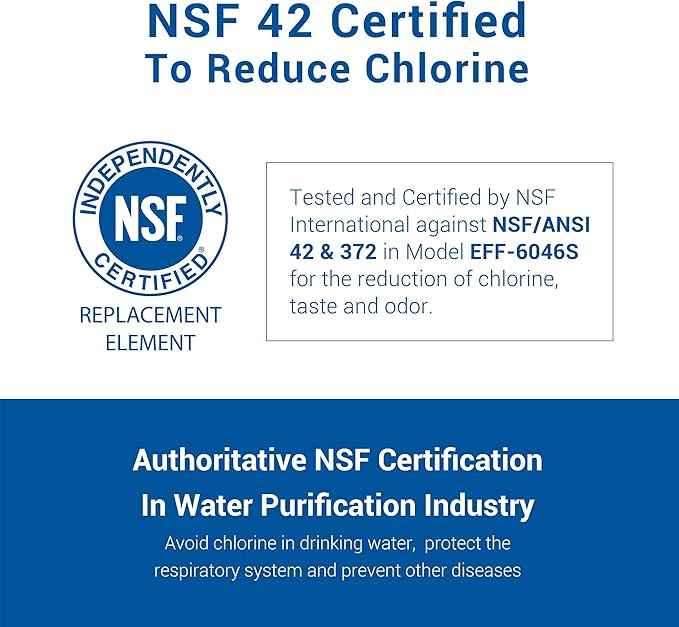 AQUA CREST LT1000PC ADQ747935 Refrigerator Water Filter and Air Filter, Replacement for LG® LT1000P®/PC/PCS, LMXS28626S, LFXS26973S, MDJ64844601, ADQ74793501, ADQ74793502 and LT120F®, 2 Combo