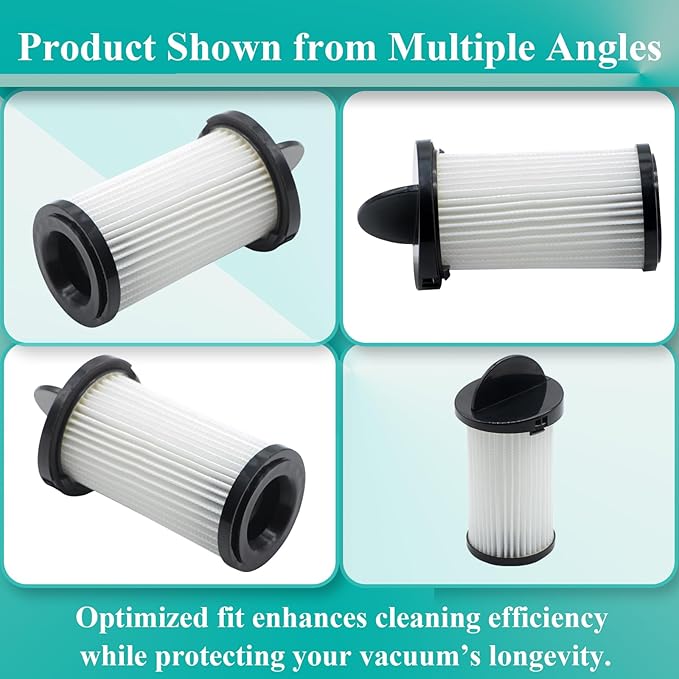 4 Pack Pre-Motor Filters Replacement for Eye-Vac Series Home, Pro, Pet, Air and Plus & NeoVac Elite Elite- Touchless Stationary Vacuum, Accessory Replaces EV-PMF - AquaVibe