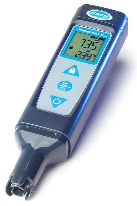Hach Pocket Pro Low Range, 0 to 1999 ppm, TDS Meter & Tester, Measures LR Total Dissolved Solids & Temperature, 9531200