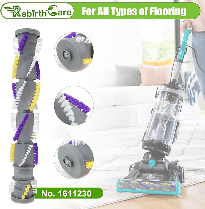 3197A Replacement Roller Brush for Bissell 2252 2253 2254 2489 Roller Brush&Filter&Belt for Bissell CleanView Swivel Rewind Pet Reach Vacuum Cleaner#1611230&1608225&1601972&1604947 - AquaVibe