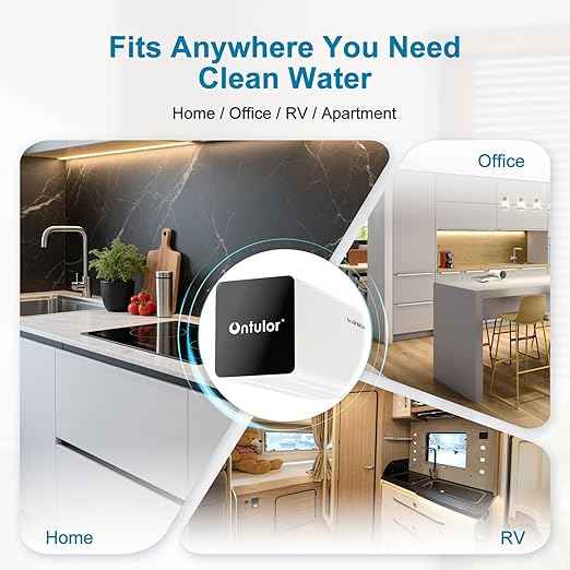 Ontulor Reverse Osmosis System, 6-in-1 Tankless, NSF/ANSI 42 & 372 Certified, 600 GPD RO Filtration, No Electricity Needed, Protable Water Purifier, TDS Meter Included（6-in-1 Reverse Osmosis System）