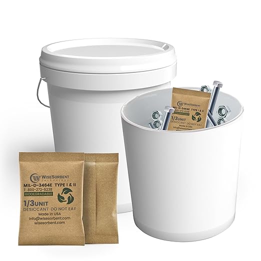 Kraft Clay Desiccants Packs for Safe, 11 Gram 30 Pack Dehumidifier for Gun Safe, 1/3 Unit Military Grade Moisture Absorbers, Conforms to MIL-D-3464E Type I & II Absorbents