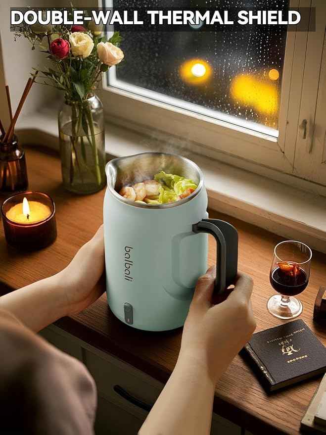 Complete Travel Tea Set with Mini Electric Kettle 0.6L, Hardshell Case for Portable Travel Hot Water Boiler, Teapot with Strainer, Cups and Protect Bag for Home, Office, and Camping Green