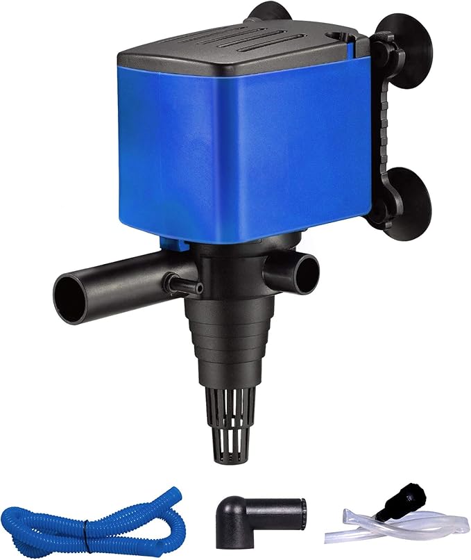 660 GPH Powerhead Submersible Pump - 3 in 1 Aquarium Fish Tank Pump with Oxygenation, Filtration & Water Cycling, 6.6 ft max lift, 35W - 5 Pack