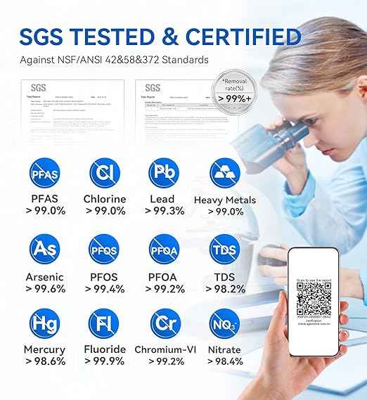 Stokk S1 Plus 600GPD Reverse Osmosis Water Filter, 8-Stage Tankless Reverse Osmosis System, NSF/ANSI 42&58 Certified, Under Sink RO System, Reduce PFAS, 2.5:1 Pure to Drain, Smart LED Faucet, White