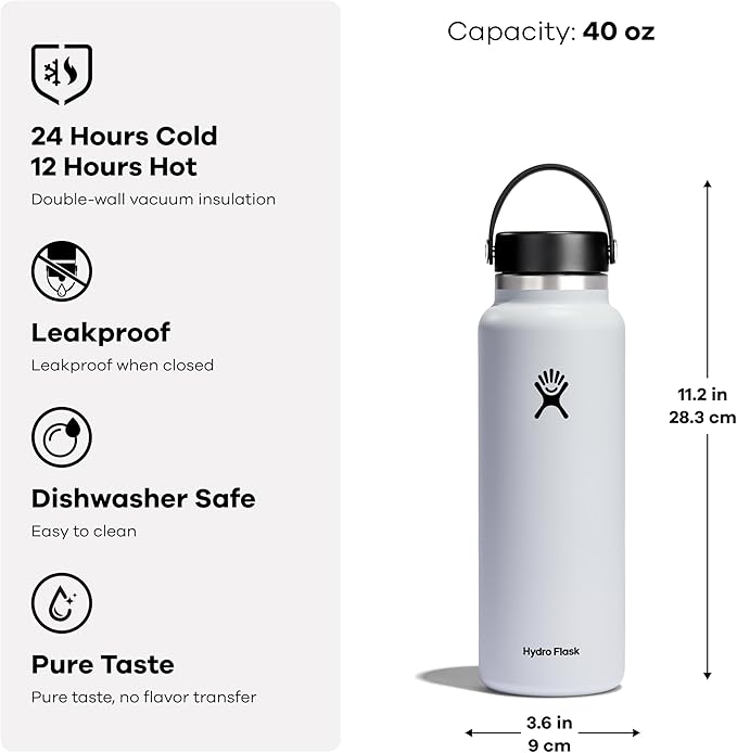 Hydro Flask 40 Oz Wide Flex Cap Lupine