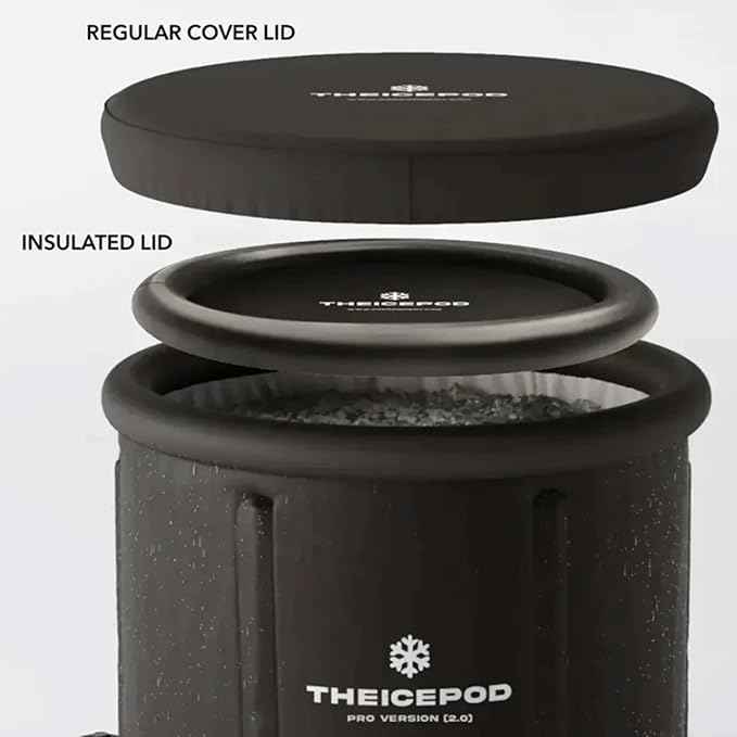 Insulated Ice Pod Lid – Floating Thermal Cover for Standard Ice Pod – Inflatable Ring for a Perfect Seal – Keeps Water Cold & Clean – The Pod Company