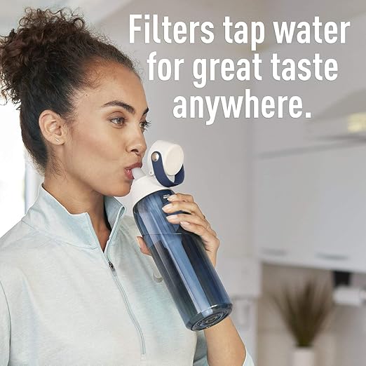 Brita 26 Ounce Premium Filtering Water Bottle with Filter - BPA Free - Night Sky