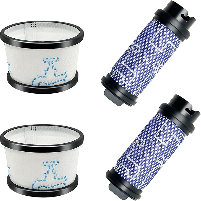 Smilefil Primary Filter and Secondary Filter Replacement Filter Kit Accessories Compatible with Inse N5 S6 S6P S600 Cordless Vacuum Cleaner - AquaVibe