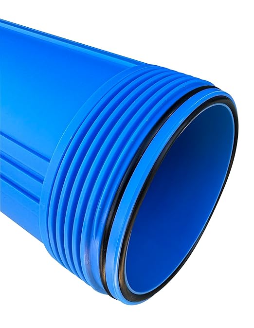 Superior Three (3) Stage Water Filter System 20" H X 4.5" NSF Certified 3 Filter Set | Whole House Water Filter System | with 3 Filters for Clean Drinking Water | 2 Pressure guages | Fully Assembled