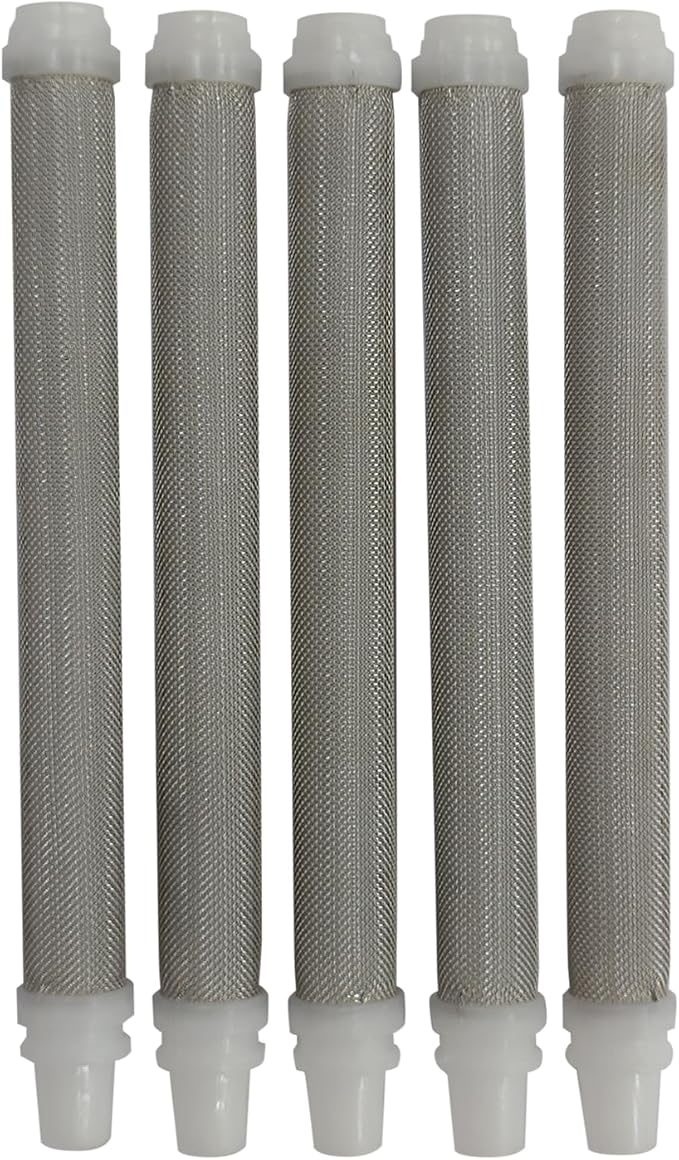 Cosmostar FG100-60M, 20 pcs Airless Paint Spray Gun Filter 60 Mesh, Compatible with Wagner/Titan Airless Gun