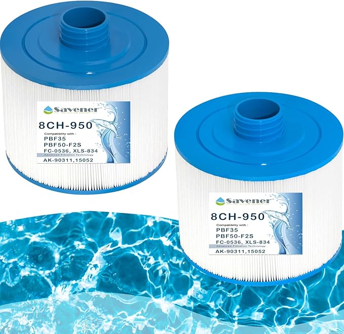8CH-950 Spa Filter Cartridge with 2