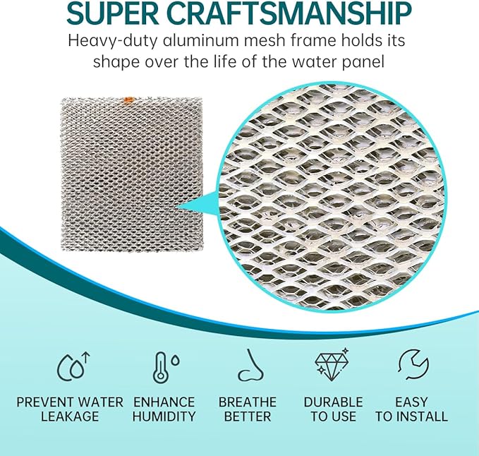 P1101045 10 Humidifier Water Panel Evaporator Replacement Compatible with Aprilaire H510EZ1A 4793 Humidifier Filter or 500 500A 500M 558 110 220 10" x 13" x 1-5/8"10 4-Pack