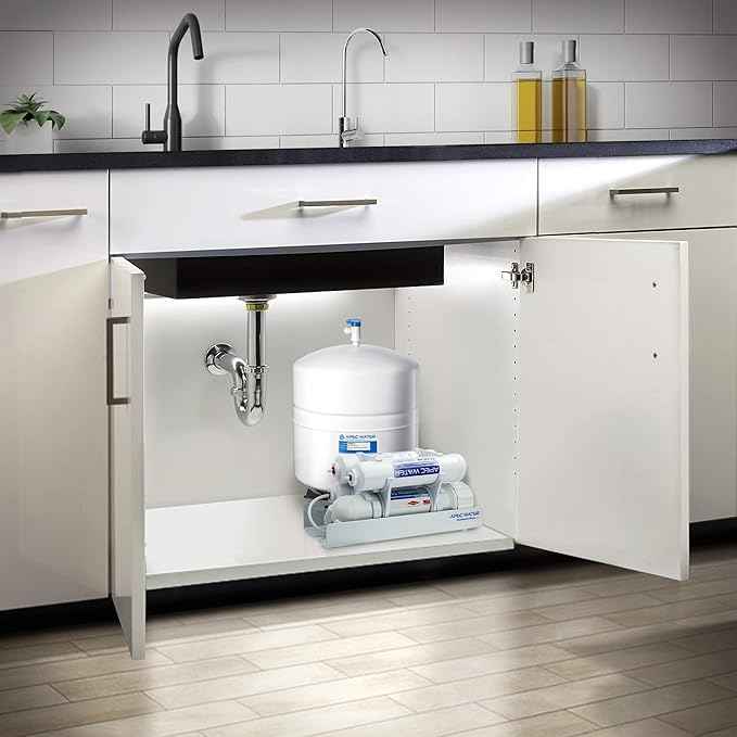 APEC Water Systems RO-QUICK90 Ultimate Supreme Compact Size with Quick Connect Easy Change Filters Undersink Reverse Osmosis System