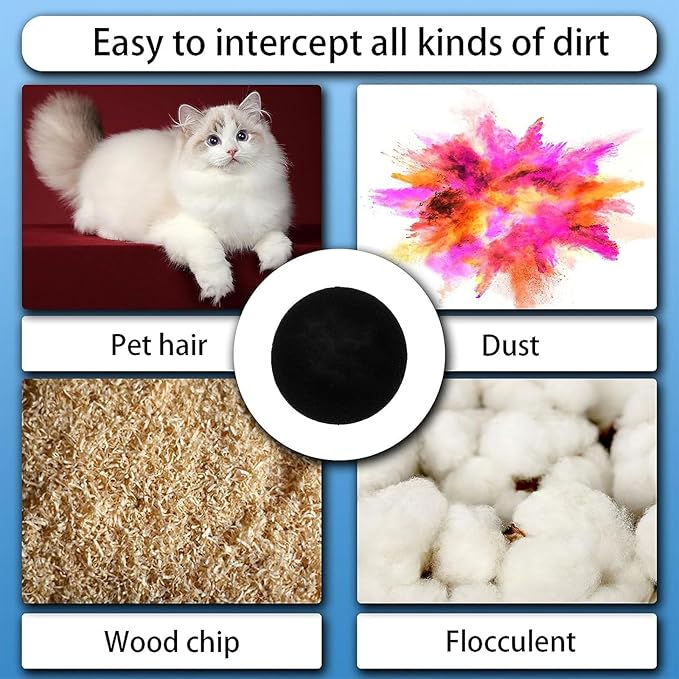 6Pieces Hepa Filter Sponge Replacement For P1 Pet Grooming Kits Vacuum Accessories Sponge Spare Part - AquaVibe