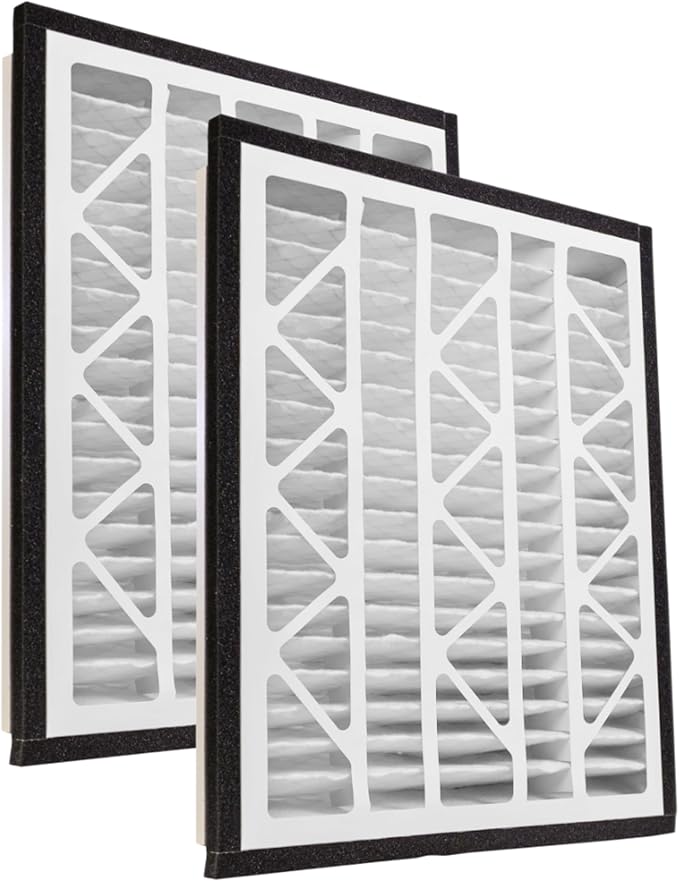 Filter-Monster - Replacement MERV 13 HEPA Filter Bundle - Compatible with Zephyr VGF Series 20x24x3 Whole Home Return Air Grille Filter, 2 Filter Replacement Bundle - AquaVibe