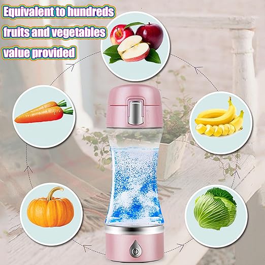 Portable Electrolyzed Water Machine for Home Office Travel,Alkaline Ionizer Generator,Rechargeable Hydrogen Water Generator,White