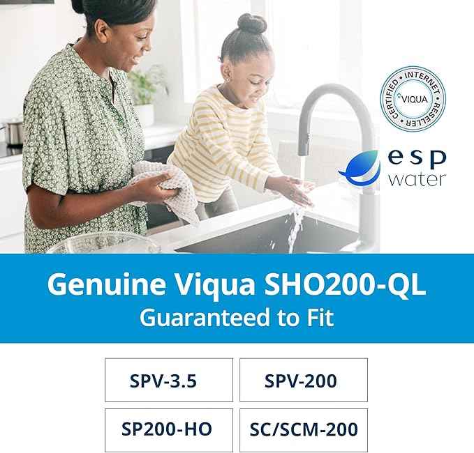 VIQUA SHO200-QL Sterilight UV Replacement Lamp & Sleeve Kit for SPV-3.5, SPV-200, SP200-HO, SC/SCM-200 Series Ultraviolet Bulb