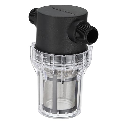 PATIKIL 1/2 Inch Male in-Line Strainer with 100 Mesh Stainless Steel Filter Screen Water Pump Filter for Garden Irrigation Pressure Washer Inlet
