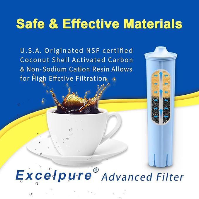 Coffee Machine Water Filter Replacement,Compatible With Jura Blue 67007, 71311, 71312,Jura Espresso Impressa F8, F7（3 Pack） - AquaVibe