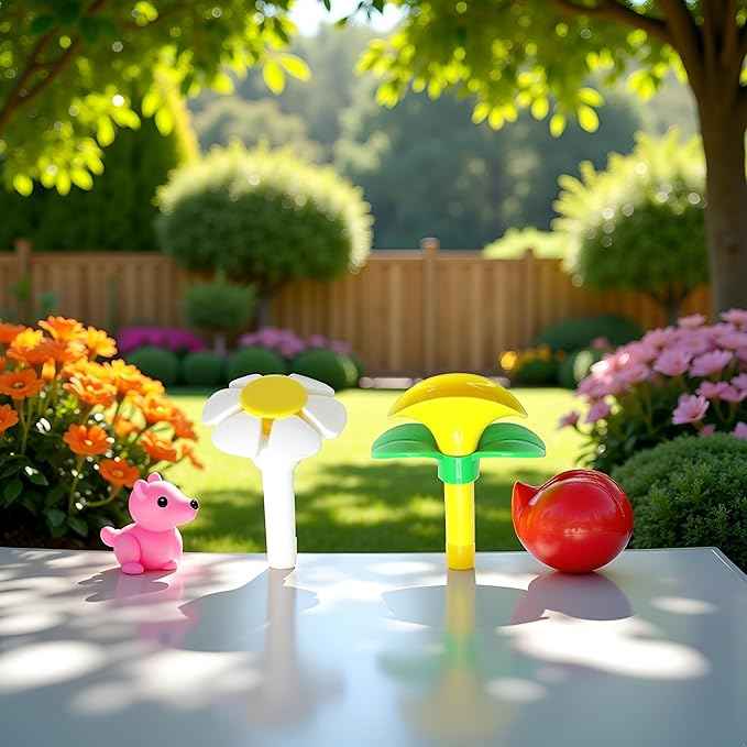 2Pcs Cat Fountain Replacement Flower Nozzle Head for Round Cubic Top Water Dispen, Cat Fountains