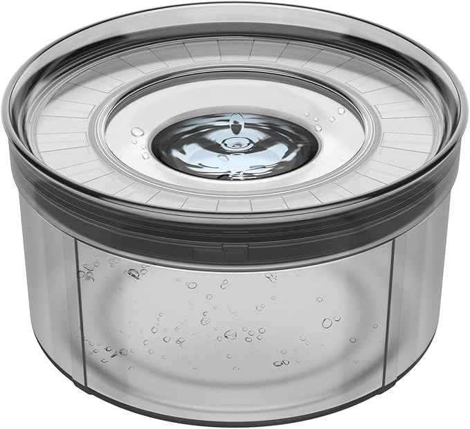 1Gallon No Spill Dog Water Bowl-3.8L Large Capacity, BPA-Free, Anti-Splash & Anti-Digging Design with Non-Slip Base for Messy Drinkers