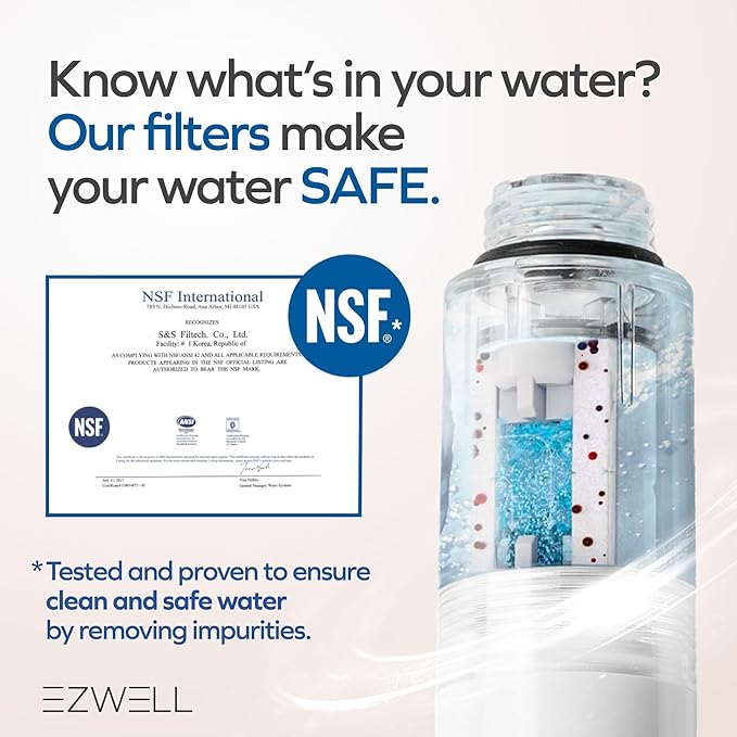 Visible Filtered Shower Head with High Pressure Rain-NSF Certificated-Korea| Filtration System, Removes Micro Substances | - Good for Dry skin & Hair, RV, Bathroom - Easy Install